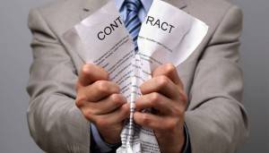 Tearing up the contract
