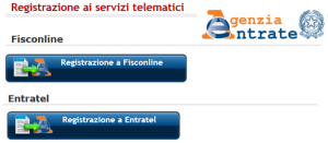 Registrazione Fisconline per Compensazione Crediti F24 1