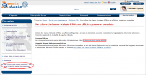 Registrazione Fisconline per Compensazione Crediti F24 2