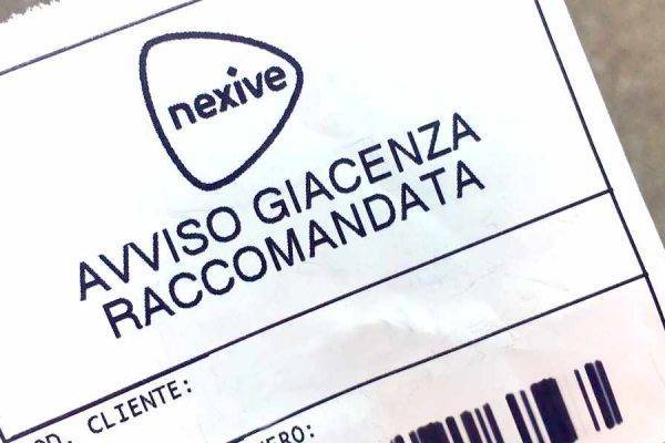 mittente di una raccomandata Nexive