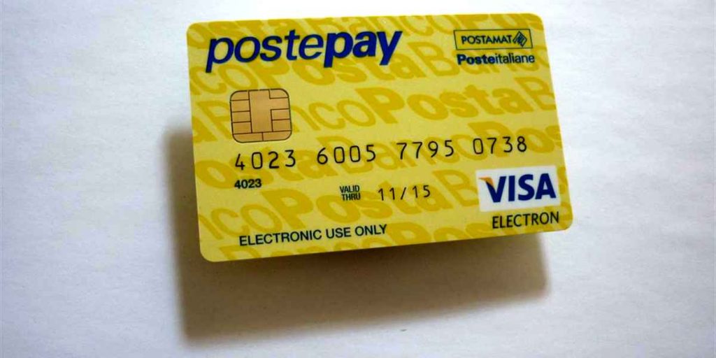 Tipologia di carte PostePay