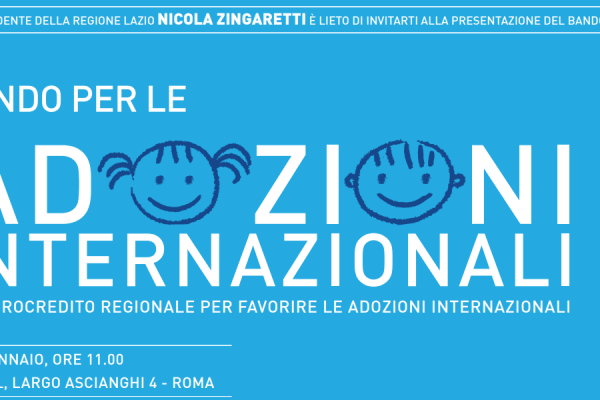 Regione Lazio Microcredito per adozioni, agevolazioni per coloro che voglio adottare