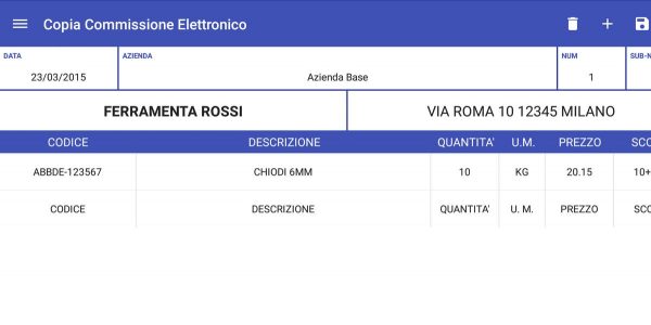 copia commissione