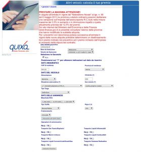 preventivo assicurazione motocarro quixa