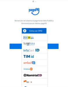 PagoPA scelta SPID