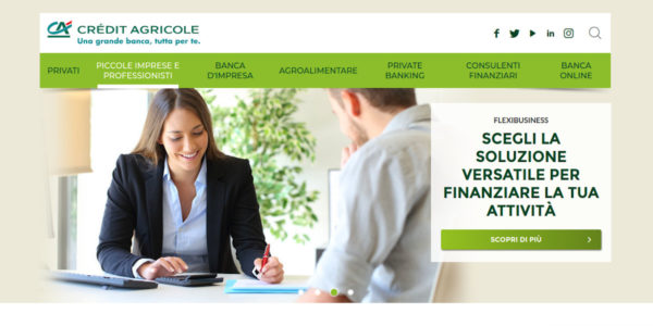 Cariparma Nowbanking Piccole Imprese Home Page