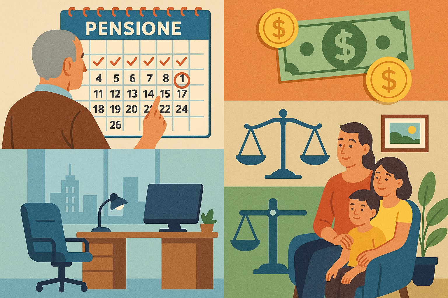 Andare in pensione: conviene realmente aspettare qualche anno in più?
