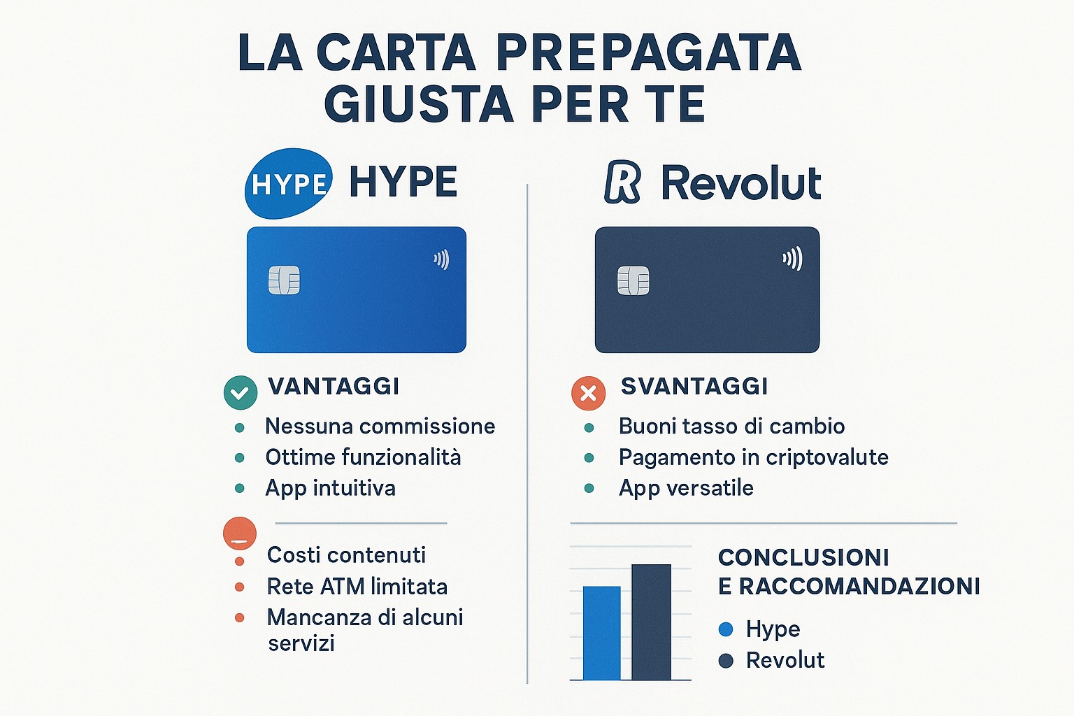 Hype e Revolut: Confronto tra le Migliori Carte Prepagate del 2026