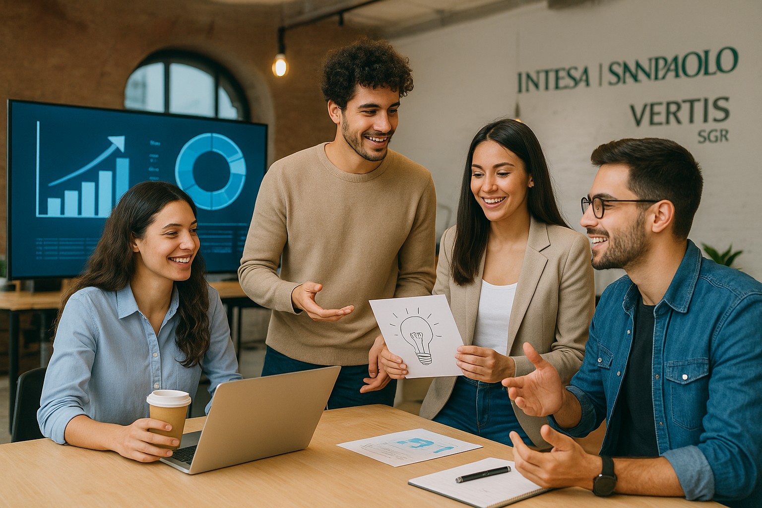 Accordo tra Intesa Sanpaolo e Vertis SGR per supportare le startup del Sud Italia