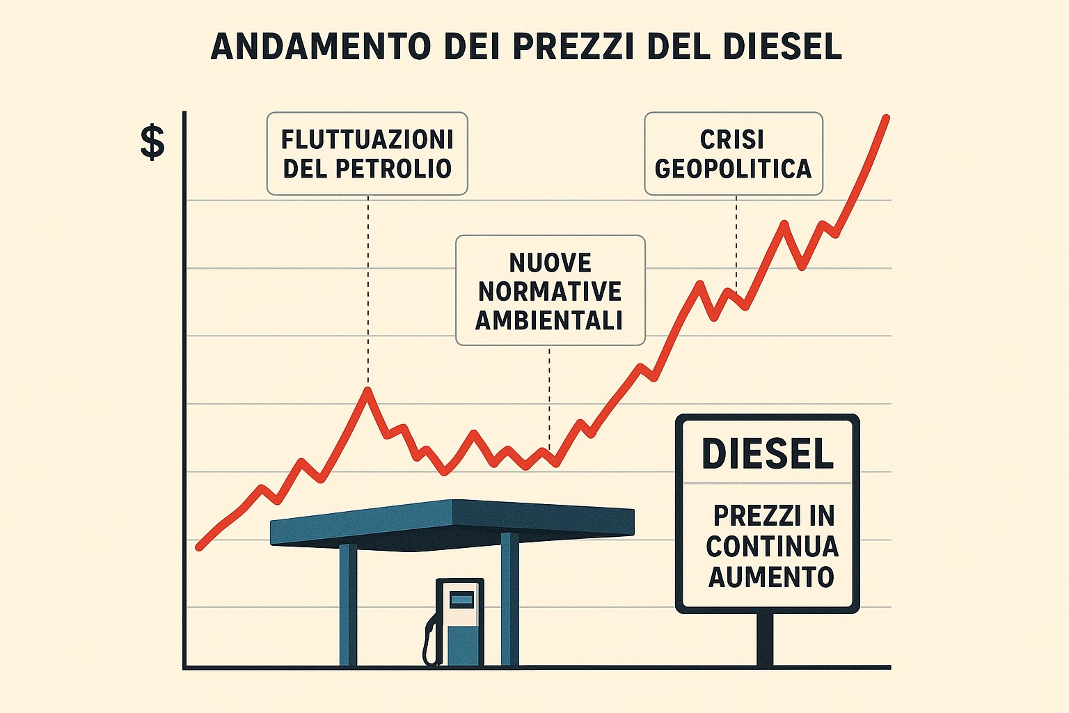 Calo dei Prezzi del Diesel: Cosa Aspettarsi nel Prossimo Futuro