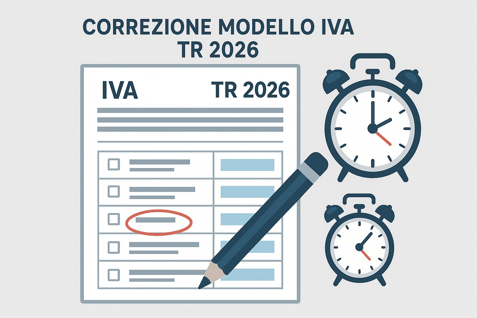Modello IVA TR 2026: come correggere errori e inviare rettifiche