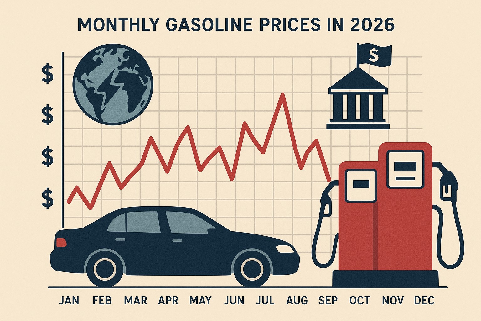 La Benzina e le Sue Oscillazioni: Analisi Mensile per il 2026