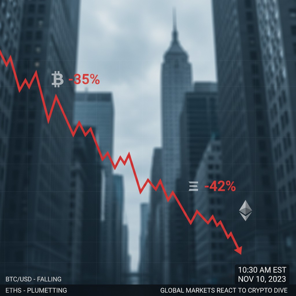 Crollo Notturno di Bitcoin ed Ethereum: Cosa Aspettarci da Wall Street?