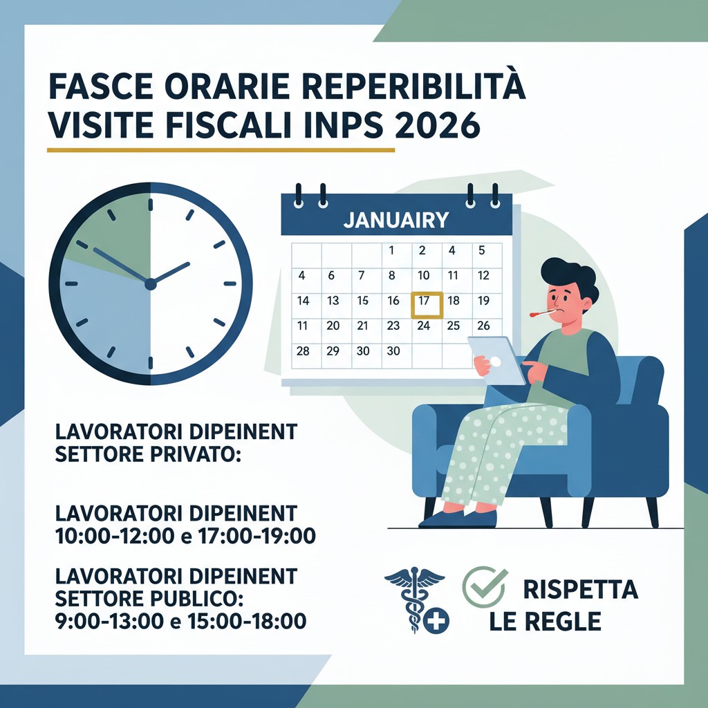 Orari Visita Fiscale Inps: Controlli anche nei Festivi e nei Weekend? 2 Orari Visita Fiscale Inps: Controlli anche nei Festivi e nei Weekend?