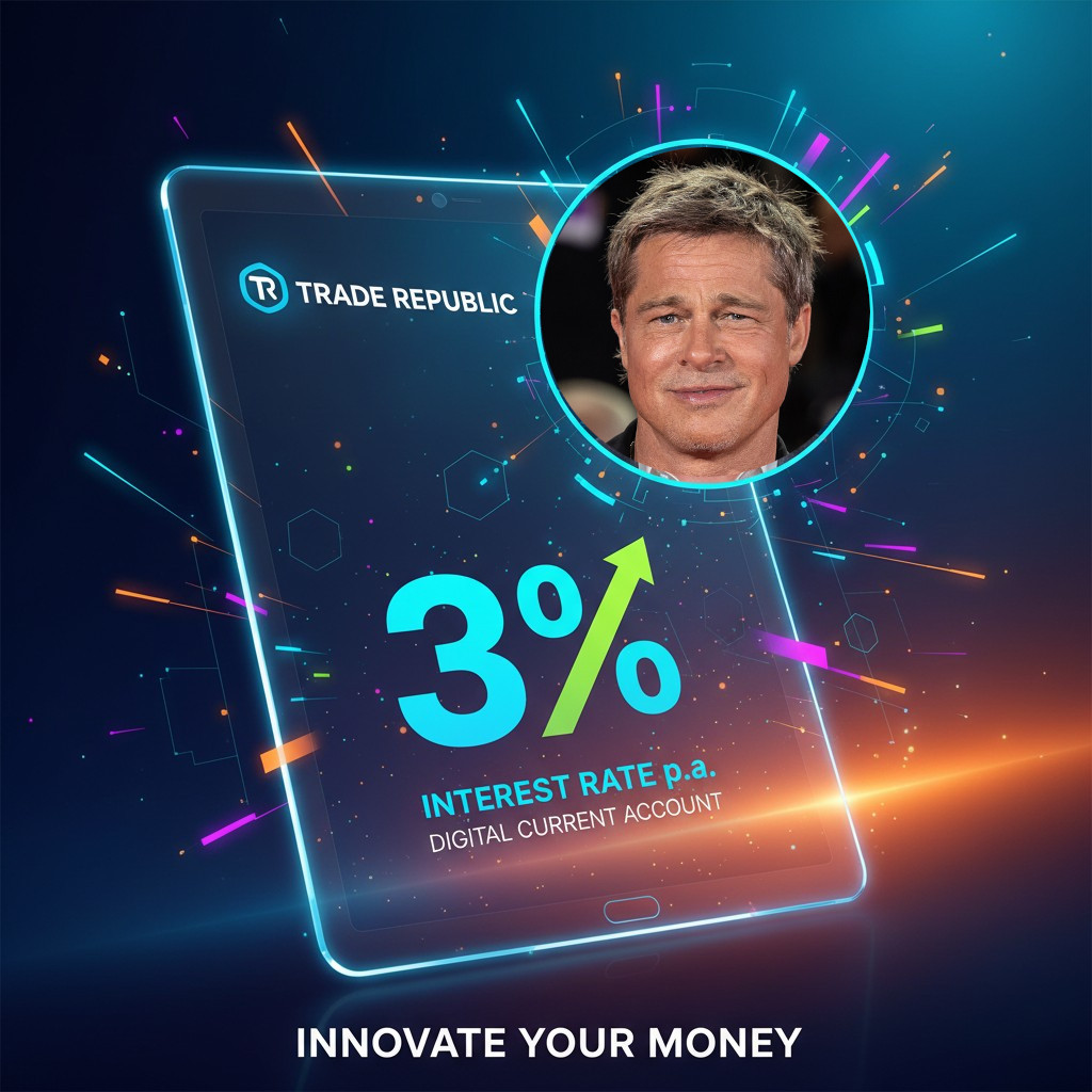 Trade Republic sceglie Brad Pitt e offre il 3% di interesse ai nuovi clienti 12 Trade Republic sceglie Brad Pitt e offre il 3% di interesse ai nuovi clienti