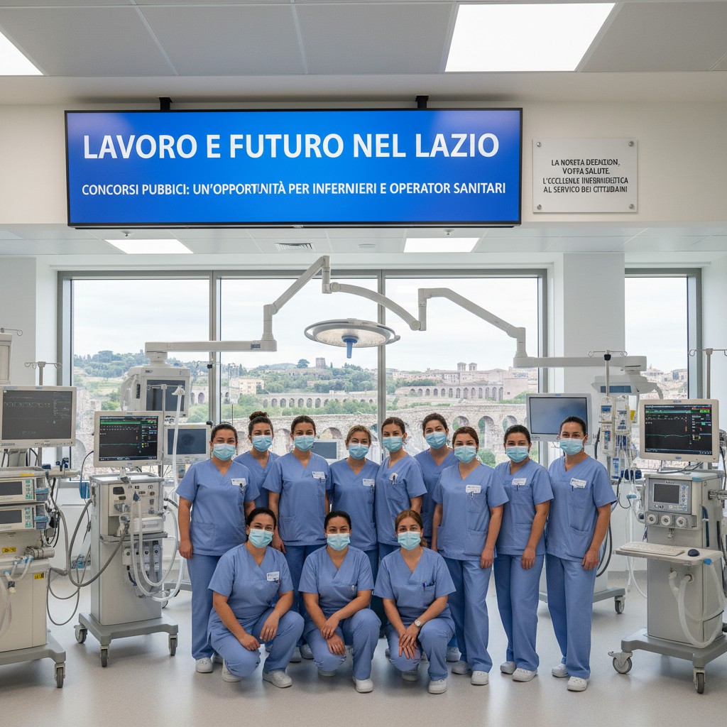 Concorso per Infermieri e Operatori Sanitari nel Lazio: Tutto quello che devi sapere