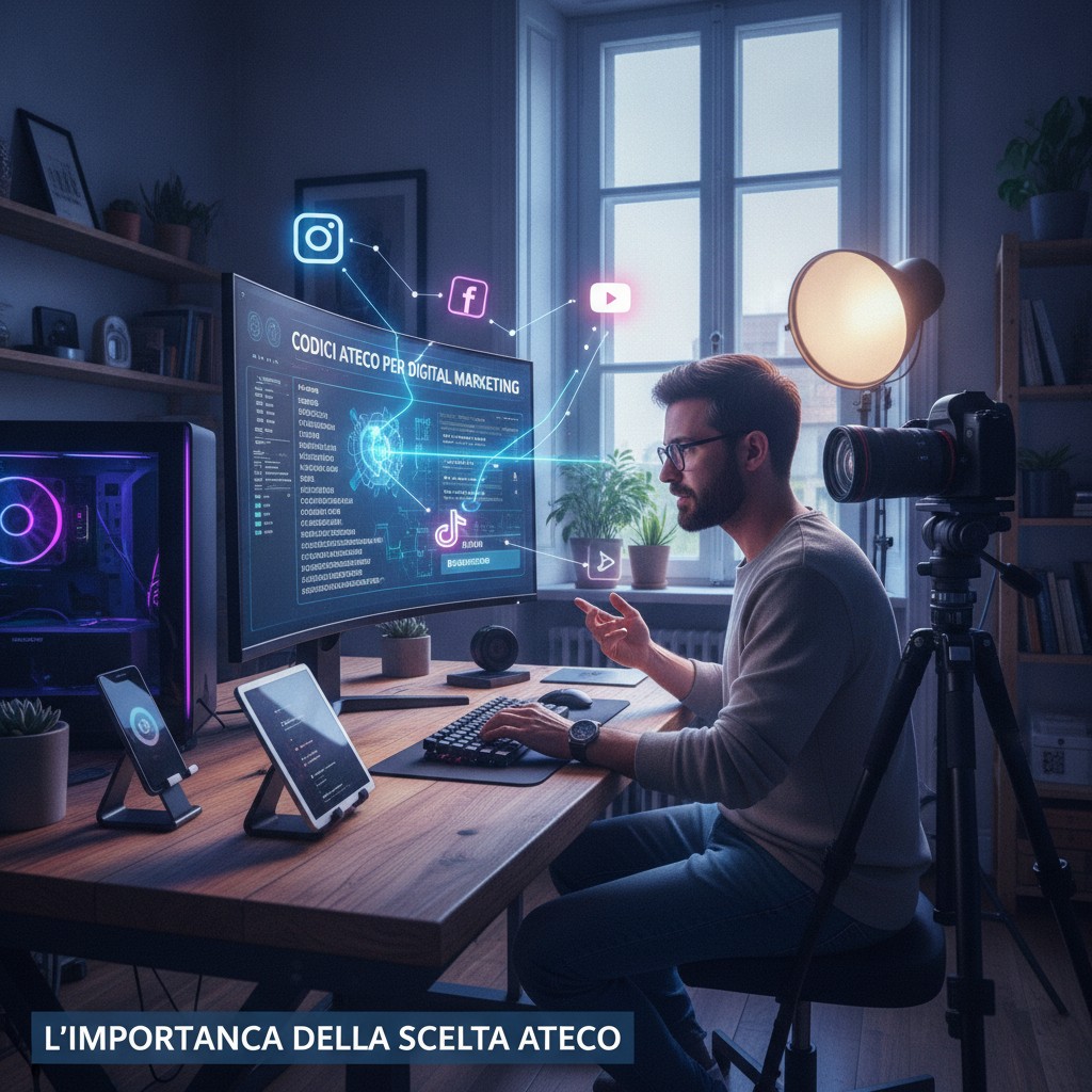 Il codice ATECO per i Content Creator: quale scegliere?