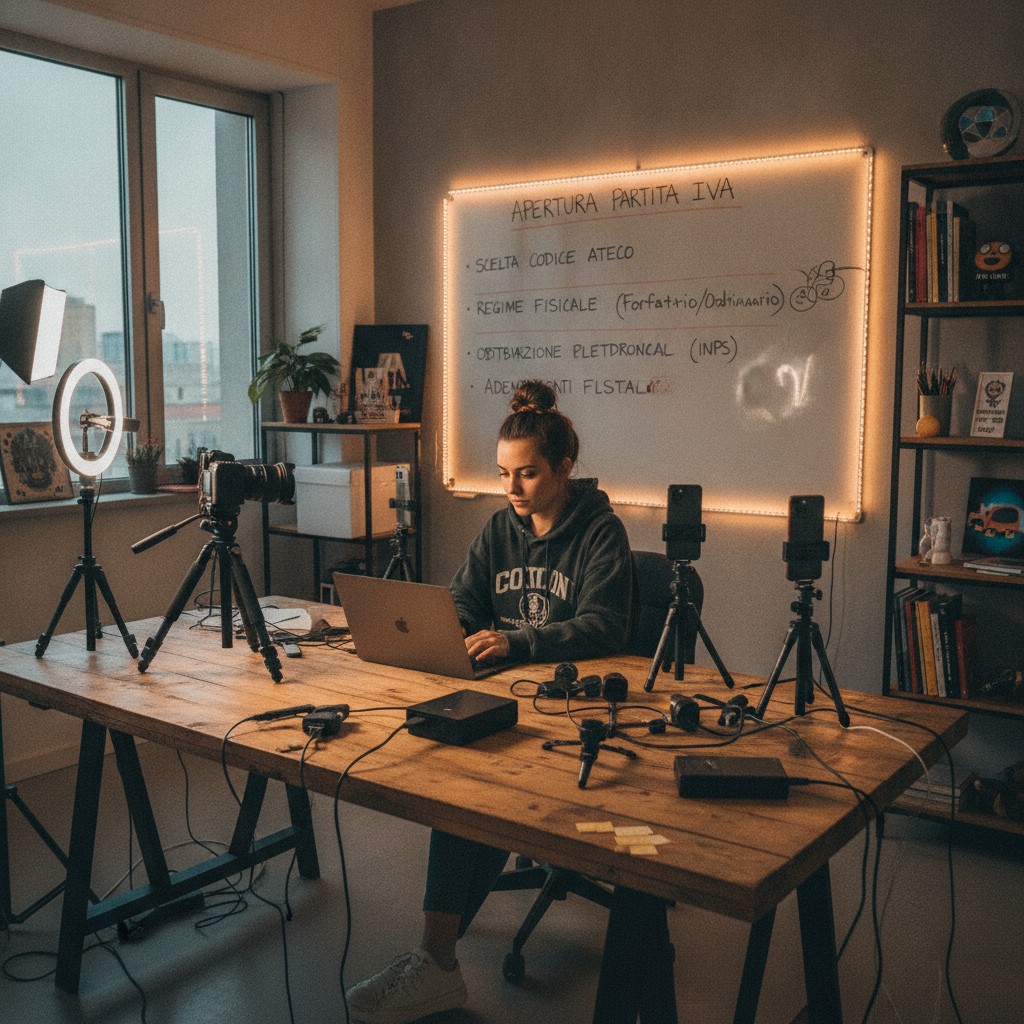 Guida completa all’apertura della Partita IVA per Content Creator