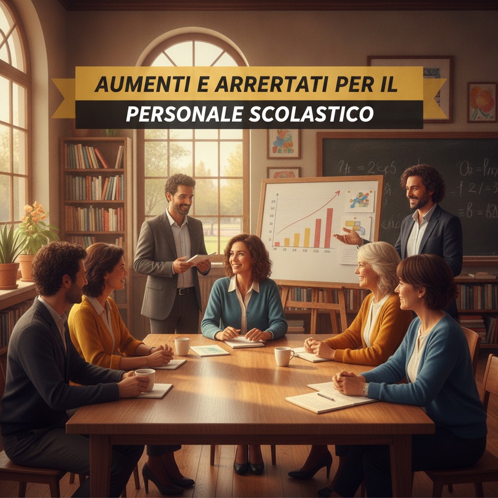 Stipendi scuola: aumenti e arretrati in arrivo per docenti e ATA 1 Stipendi scuola: aumenti e arretrati in arrivo per docenti e ATA