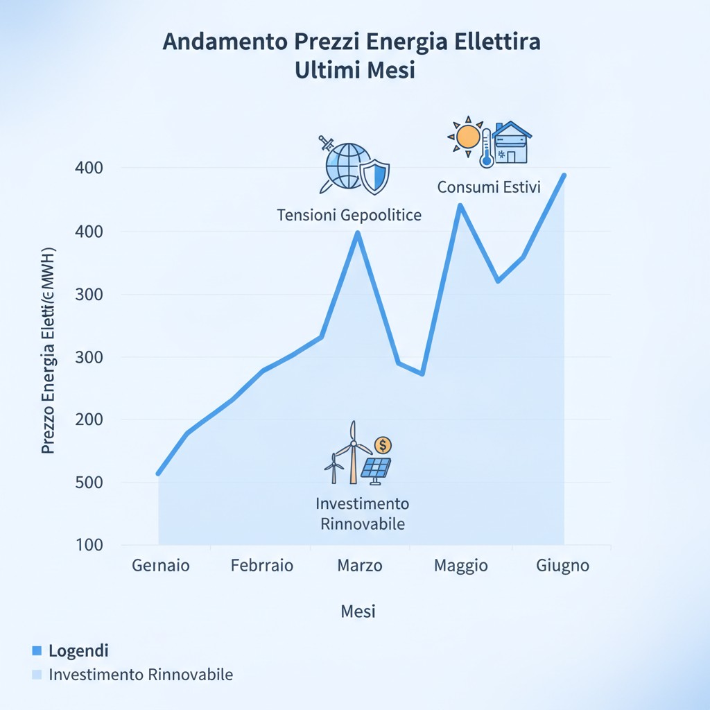 Rialzo Prezzi Energia: Cosa Aspettarsi nei Prossimi Mesi